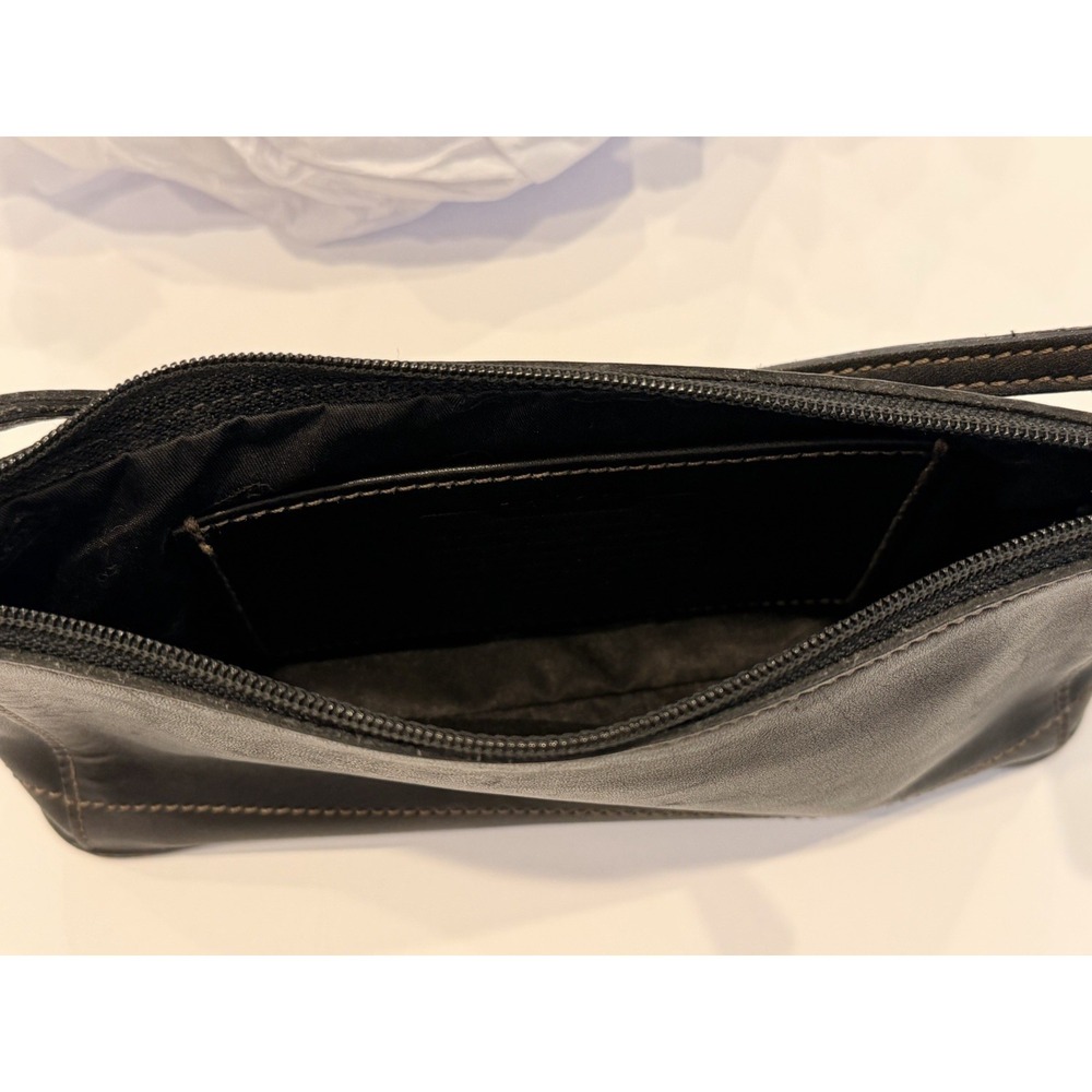 Vintage Coach 9311 Bleecker Demi Mini‎ Black Leather Wristlet USA - Picture 5 of 6